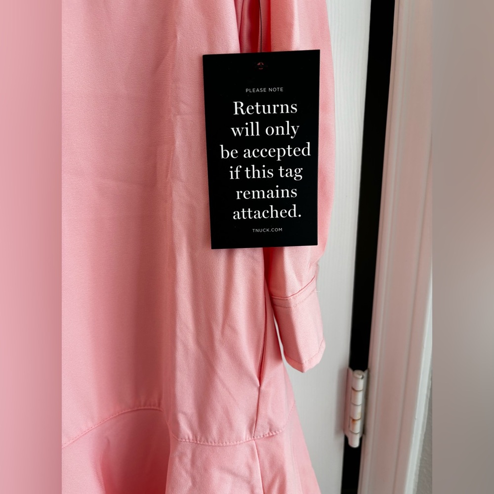 Tuckernuck Callahan Crepe Long Sleeve Shirt Dress ~ Size L - Picture 5 of 10